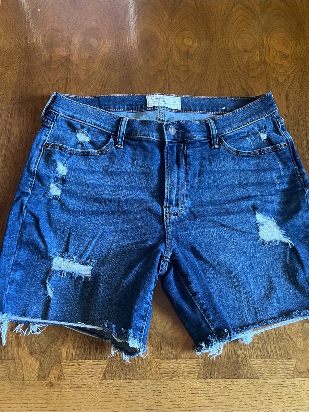 Abercrombie & Fitch Distressed Jean shorts
